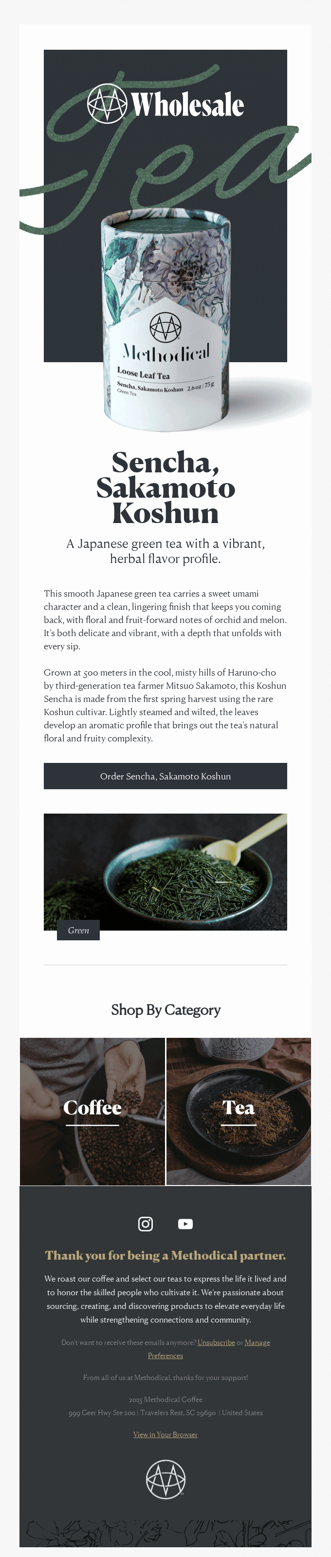 🍵 Introducing Our New Japanese Tea!