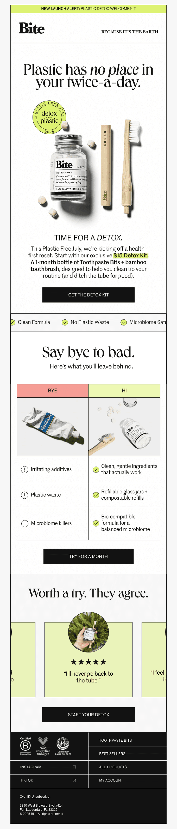 JUST LAUNCHED: PLASTIC DETOX KIT