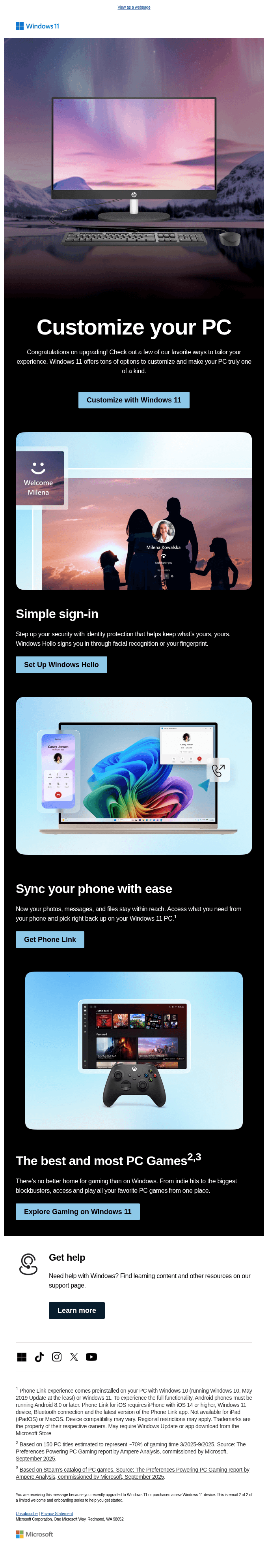 Your PC, your rules