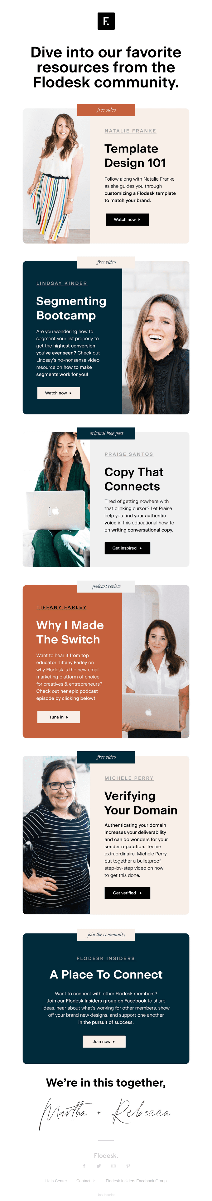 👉 Our favorite tutorials from the Flodesk community