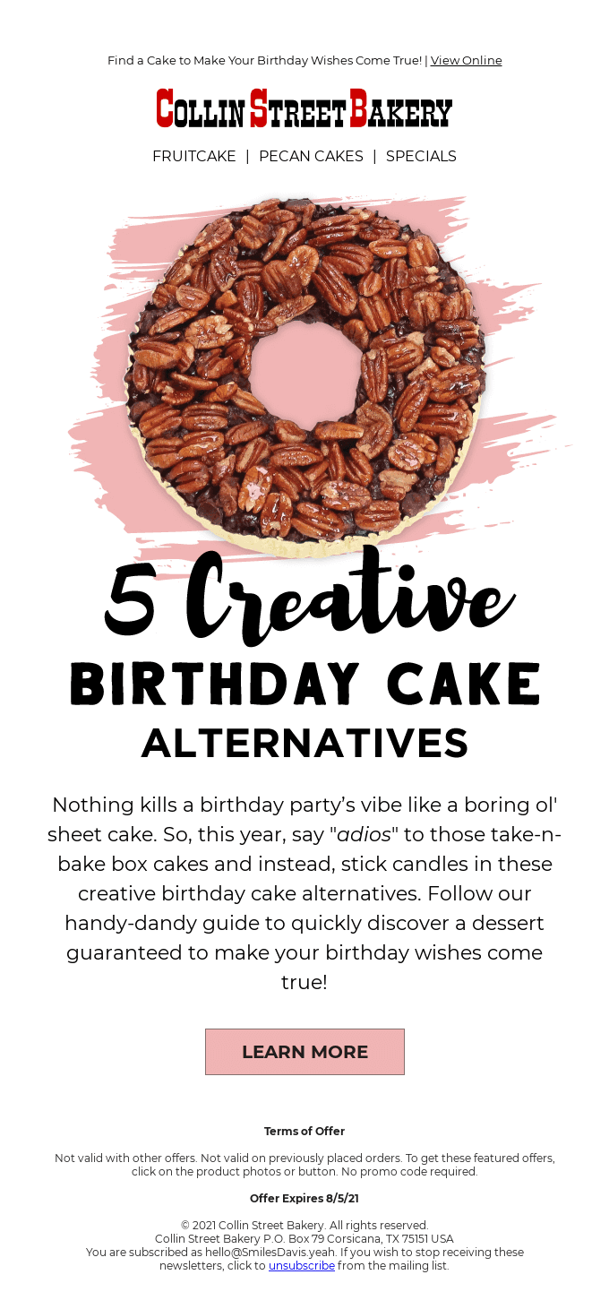5 Creative Birthday Cake Alternatives