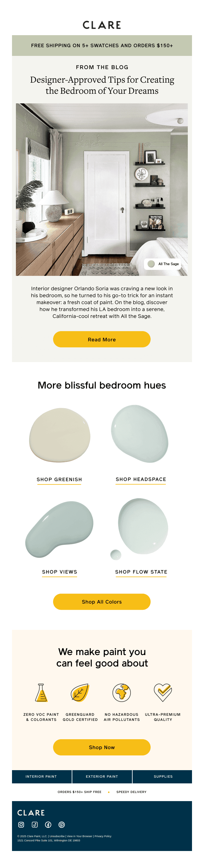 A more blissful bedroom, right this way…