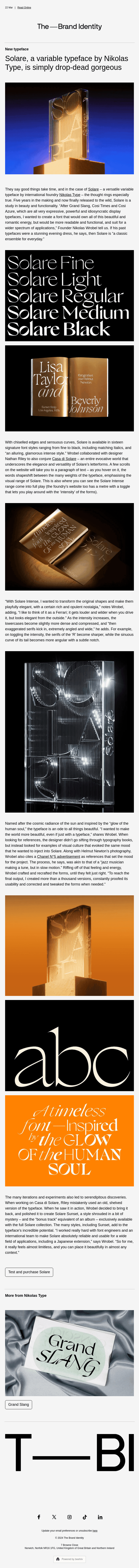 A variable typeface by Nikolas Type