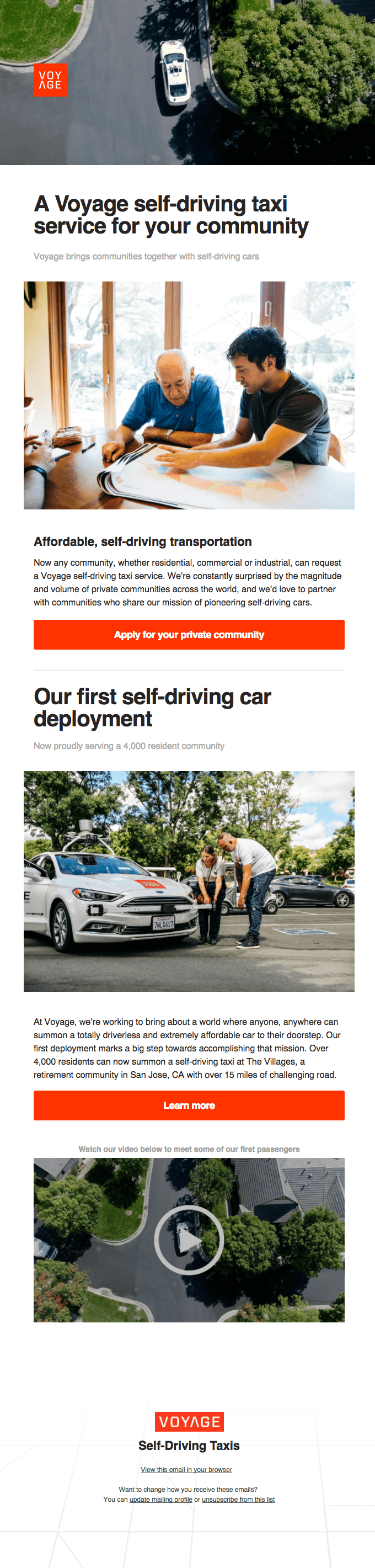 🏠️ A Voyage self-driving taxi service for your community