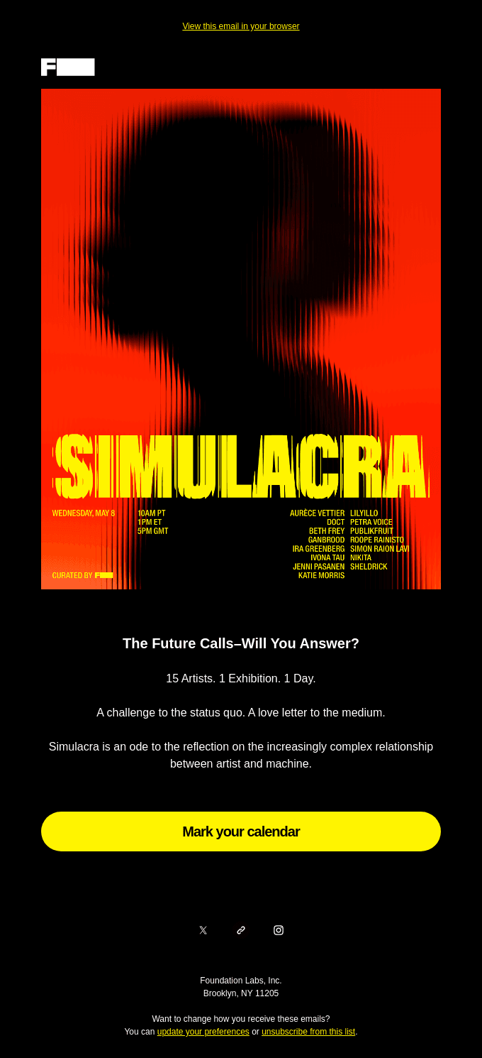 AI is history 🪞 Introducing Simulacra