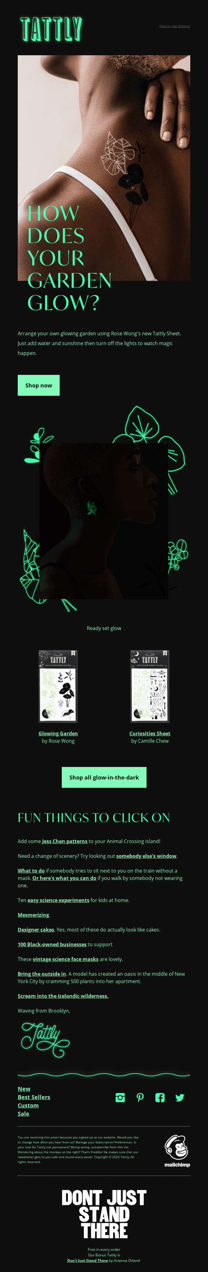 Arrange your own glowing garden