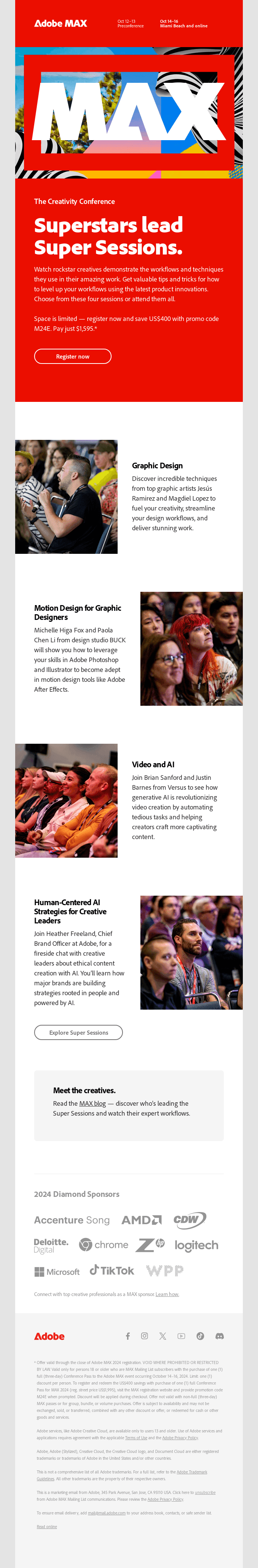Back by popular demand — Creativity Super Sessions