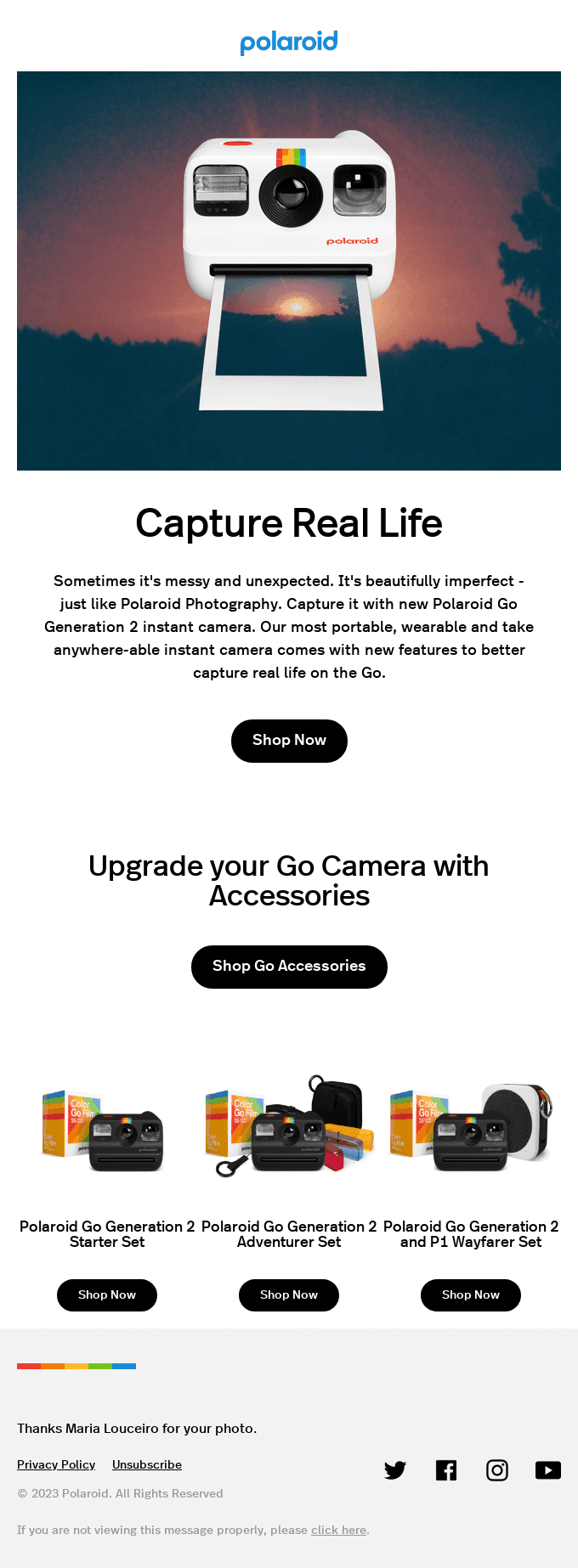 Capture Real Life on the go, with the Go 📸