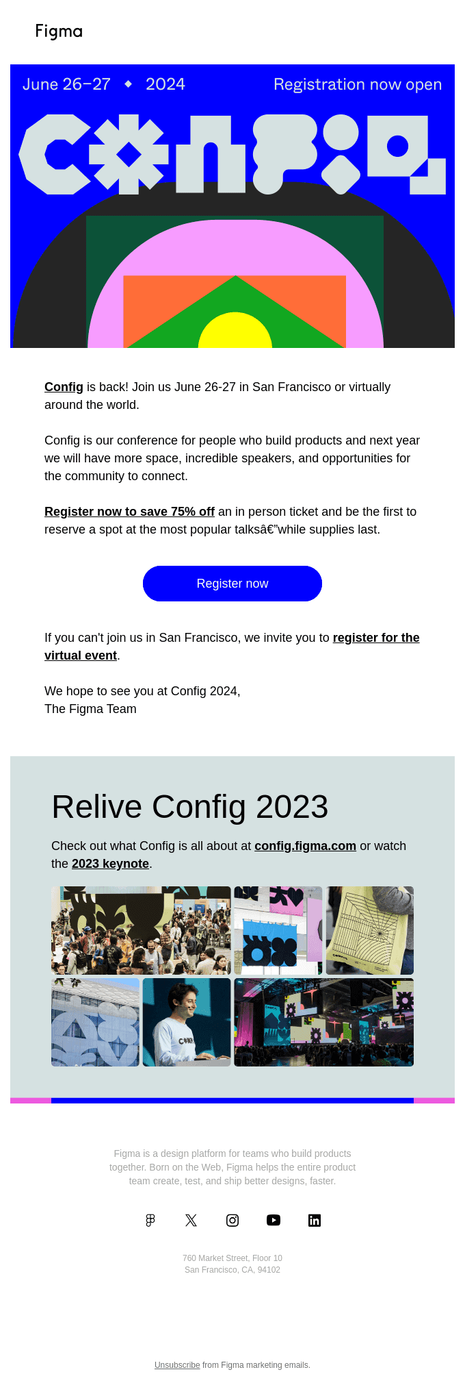 Config is back! Join us live in 2024