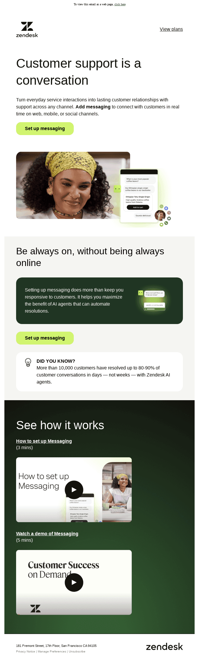 Connect with your customers wherever they are 💬