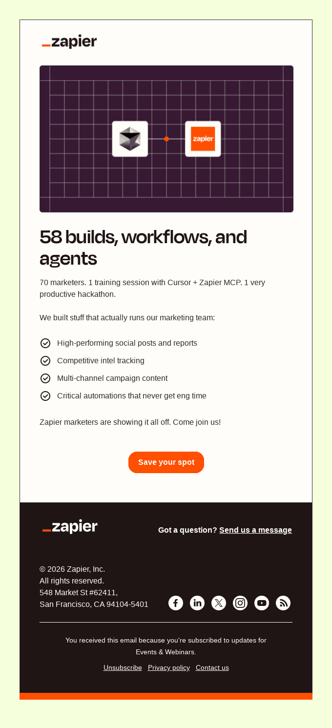We trained 70 marketers on Cursor, want in?