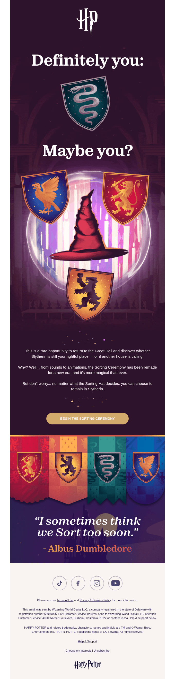 Definitely you: 🐍 Maybe you 🦁🦡🦅