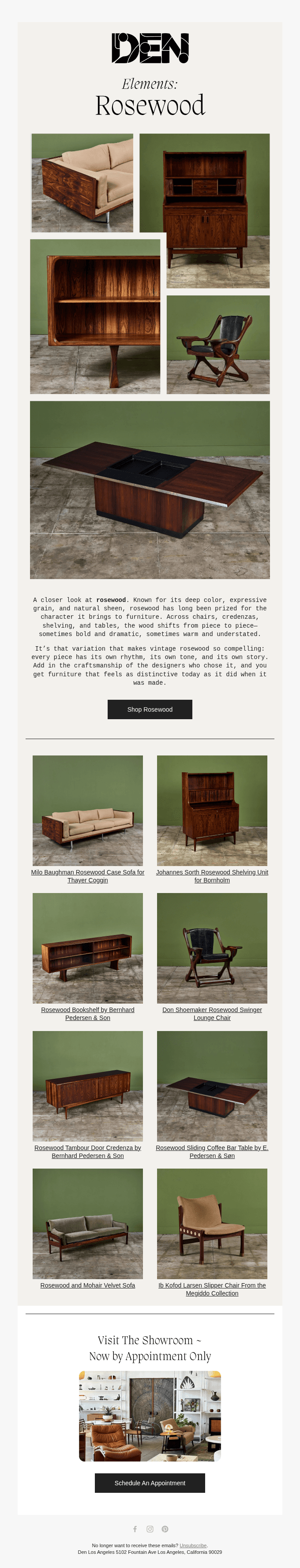 Rosewood, In Focus