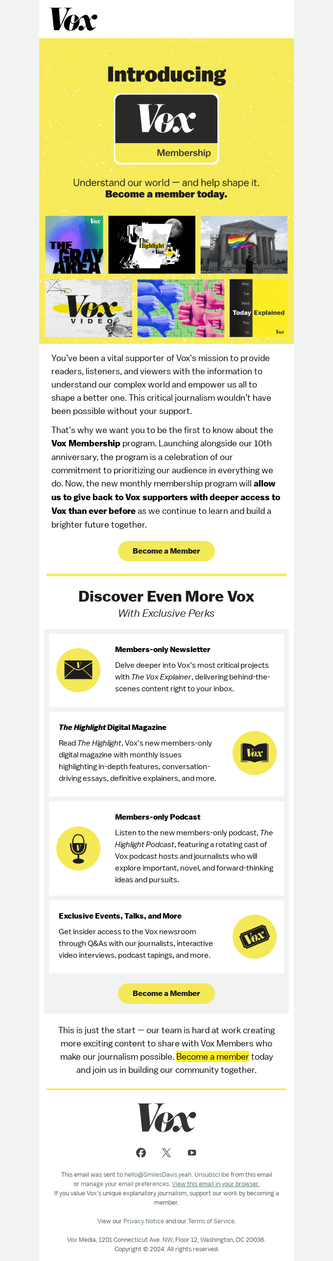 Discover even more Vox with an exciting announcement.
