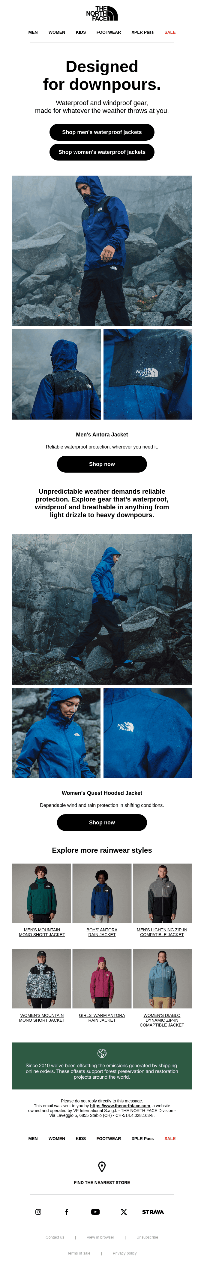 Discover our new rainwear collection