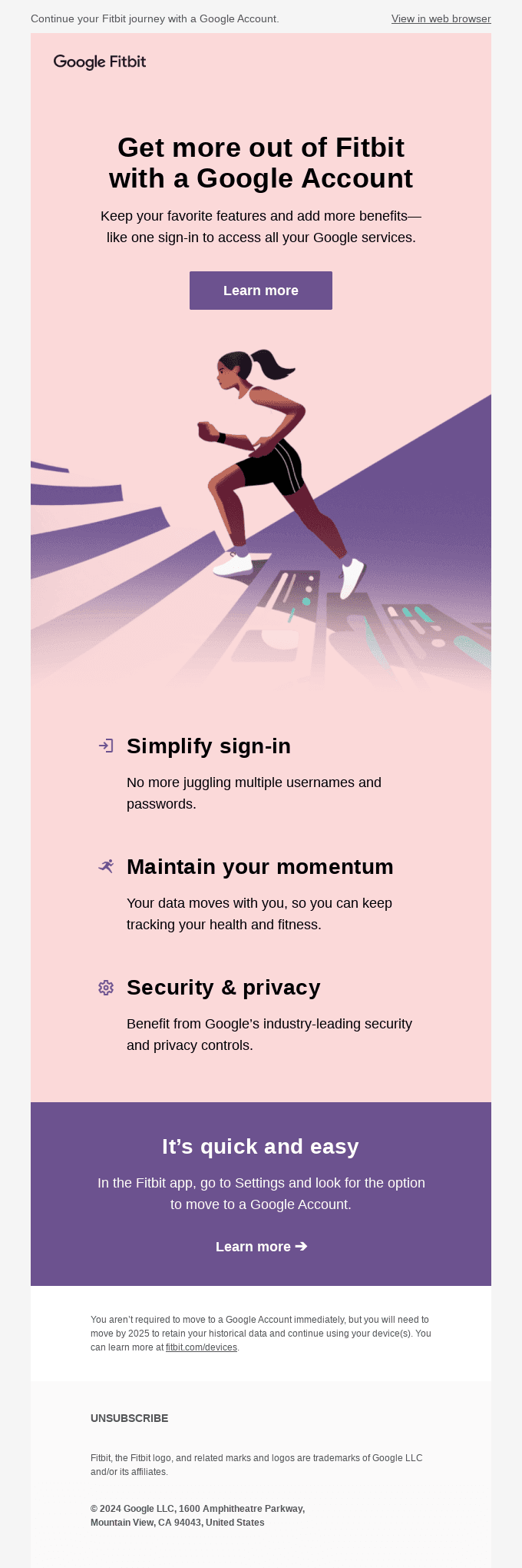 Don’t miss a step—move now