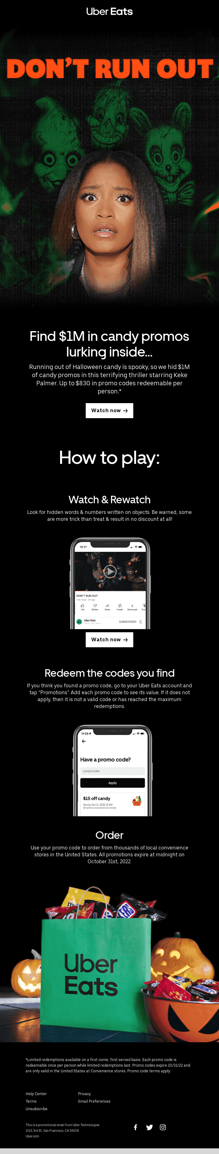 DONโT RUN OUT - Find $1M of candy promo codes