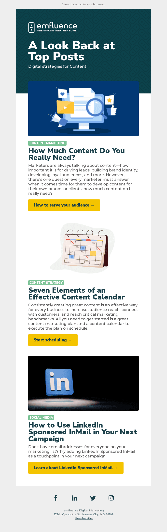 emfluence's most popular tips & tricks for Content