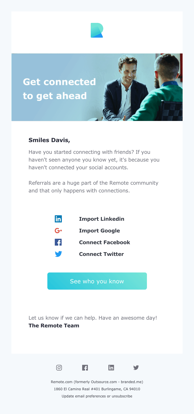 Find and connect with people you know