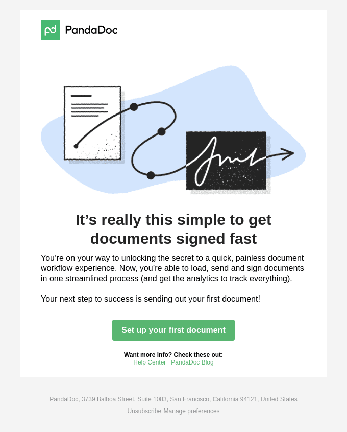 Get documents signed faster with PandaDoc