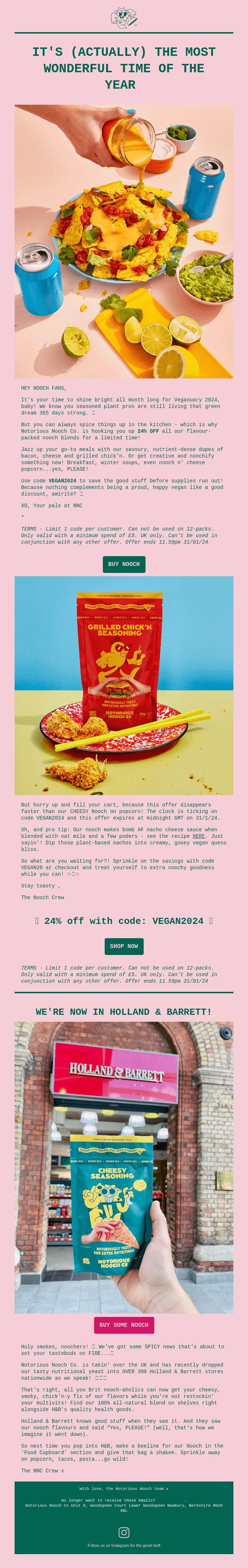 Happy Veganuary! 24% Off Our Nooch for a Limited Time