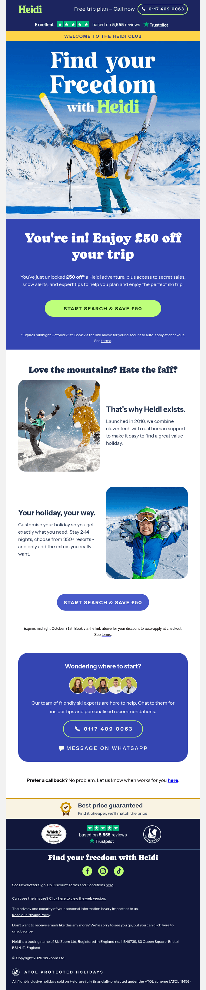 Welcome to the Heidi Club ⛷️