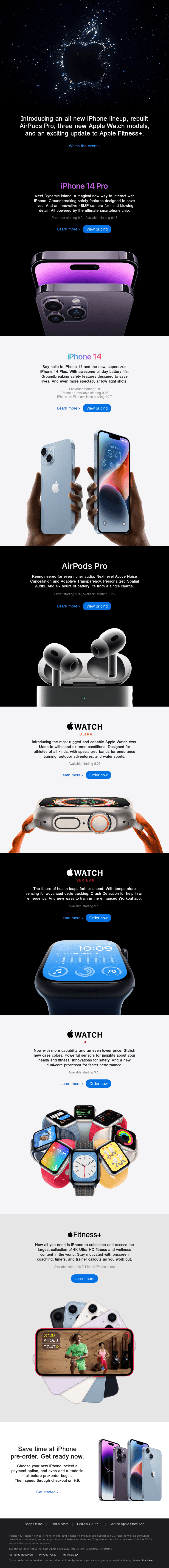 Here’s a recap of everything we announced at the Apple Event.