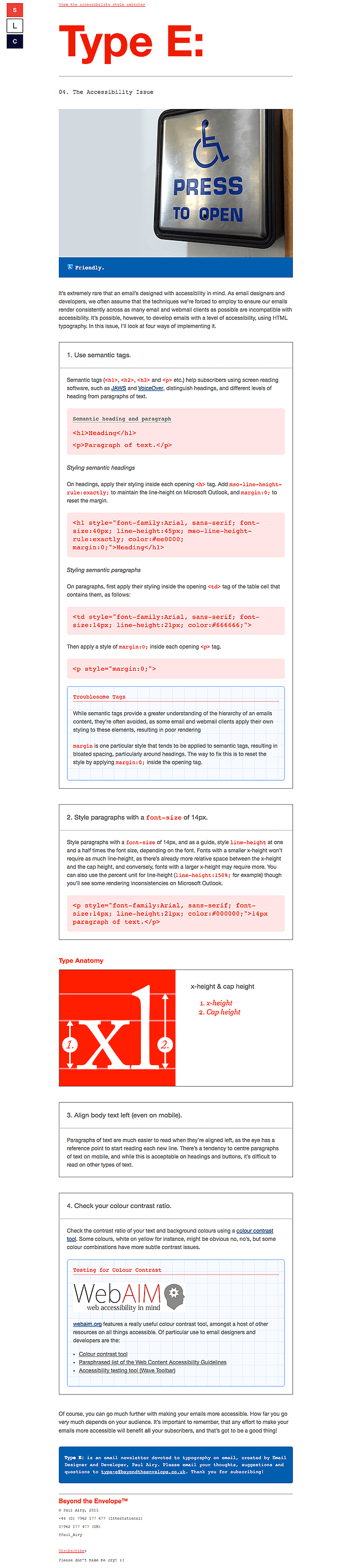 How to make your emails that much more accessible