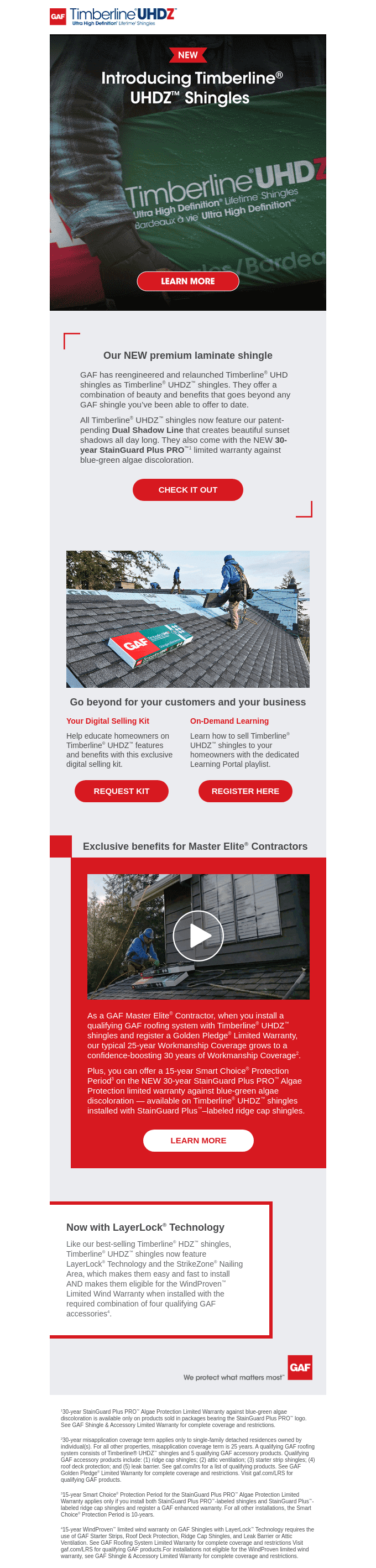 Introducing NEW Timberline® UHDZ™ Shingles