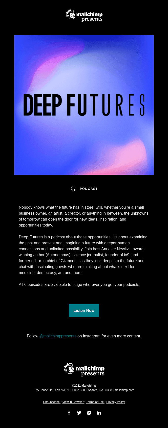 Introducing our new podcast, Deep Futures