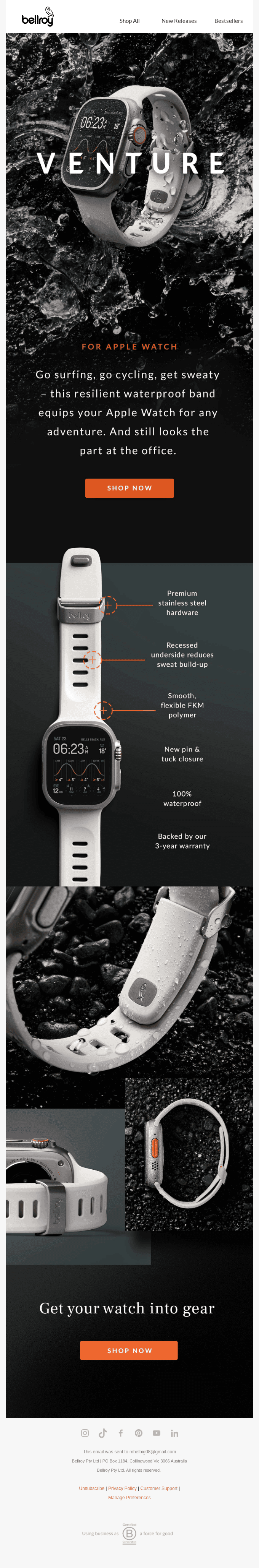 Introducing the Venture Watch Strap.