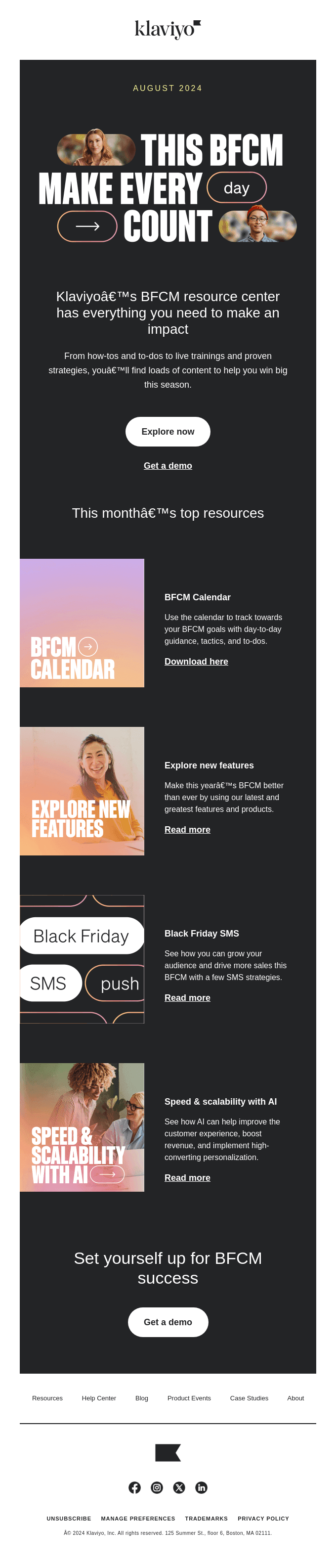 It’s BFCM go time. Make every day count