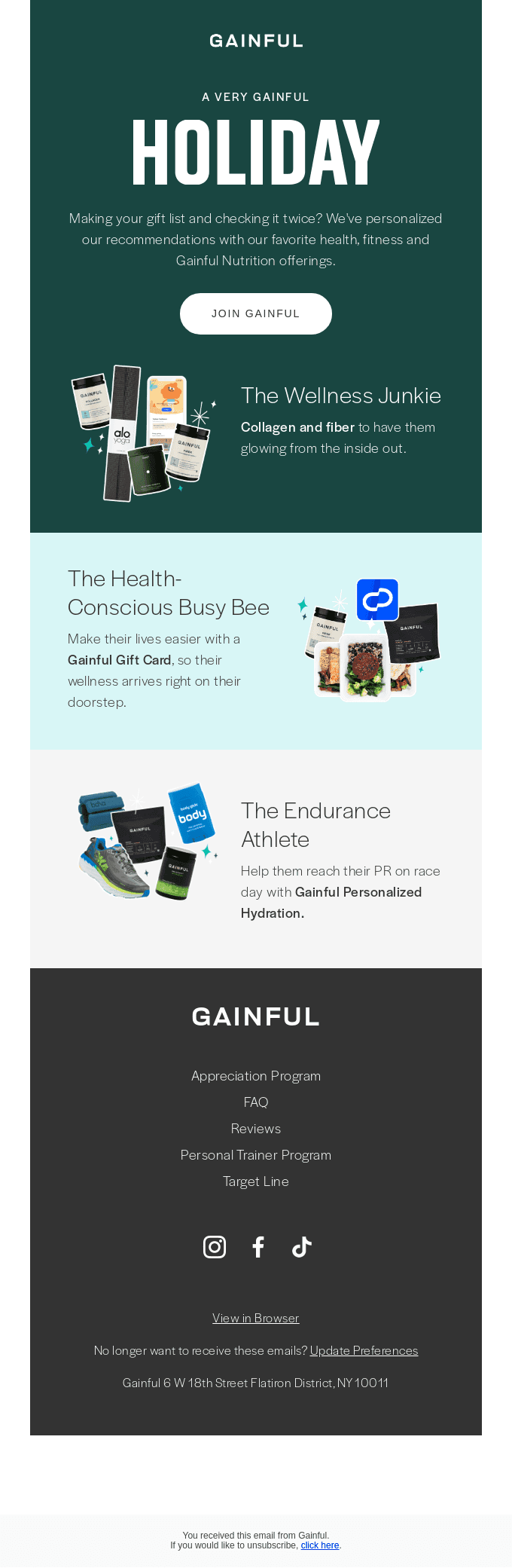 Just Dropped: 2023 Gainful Gift Guide