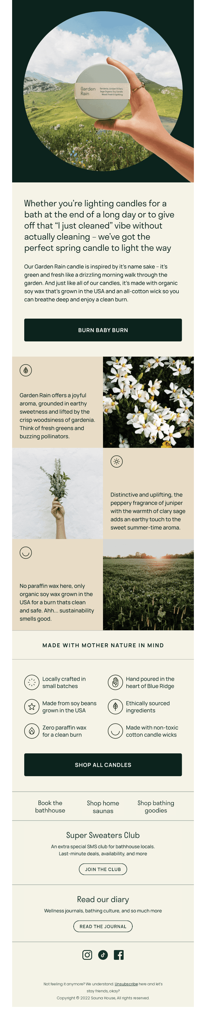 Light a candle & invite Spring In 🌱🌷🌦️
