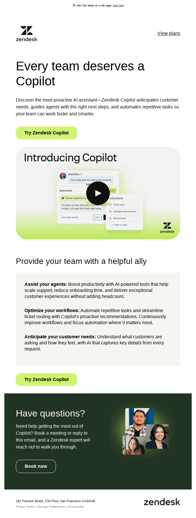 Meet Copilot: Your AI Assistant for Effortless Support ✨