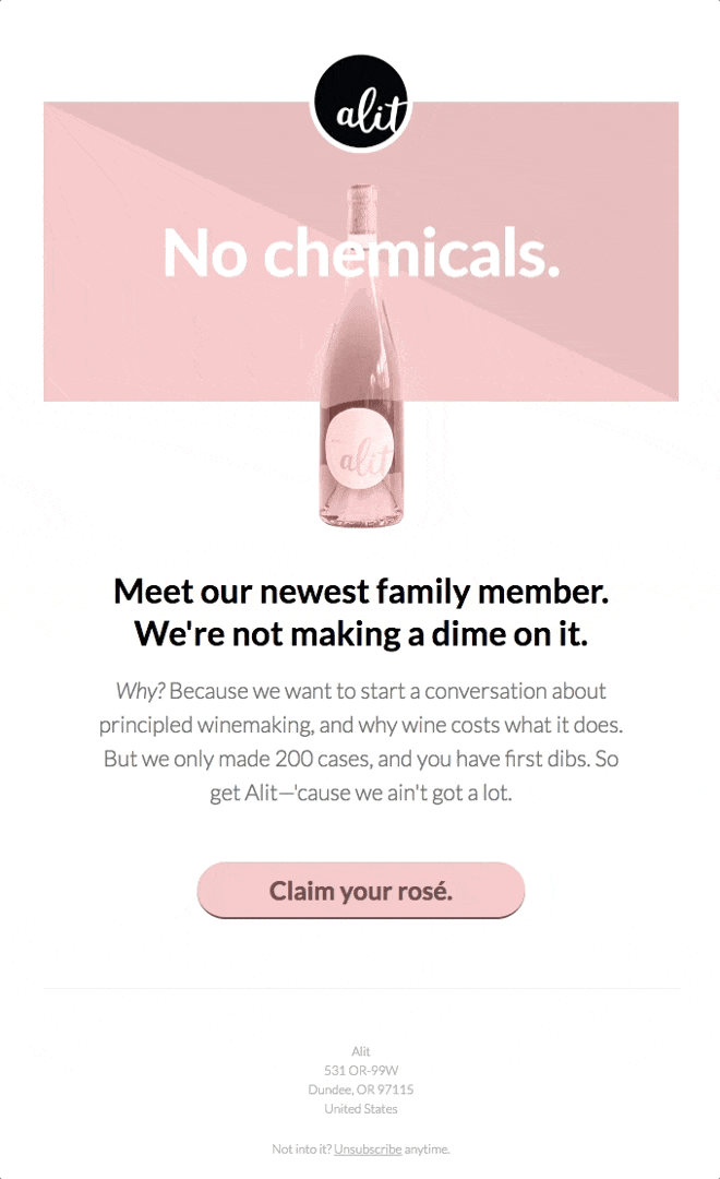 Meet our newest wine. Yours—at cost.