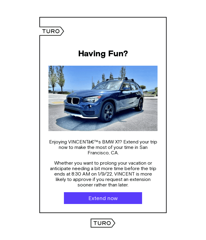 Need more time? Extend your trip