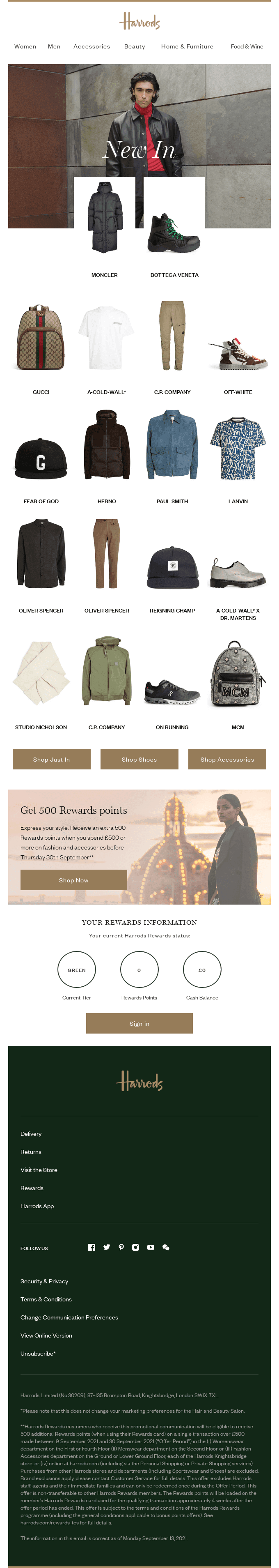 New in: Moncler, Bottega Veneta and more