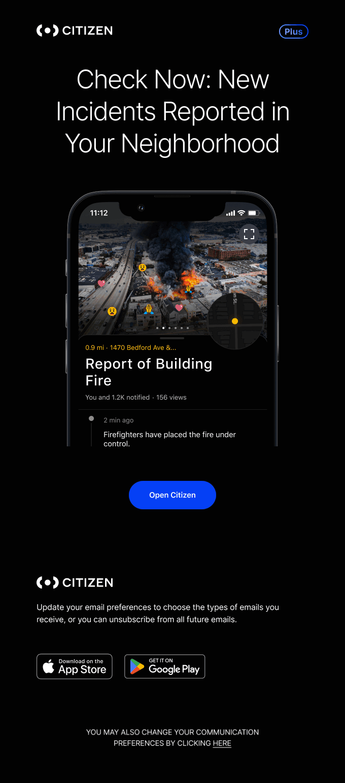 New Incidents In Your Neighborhood