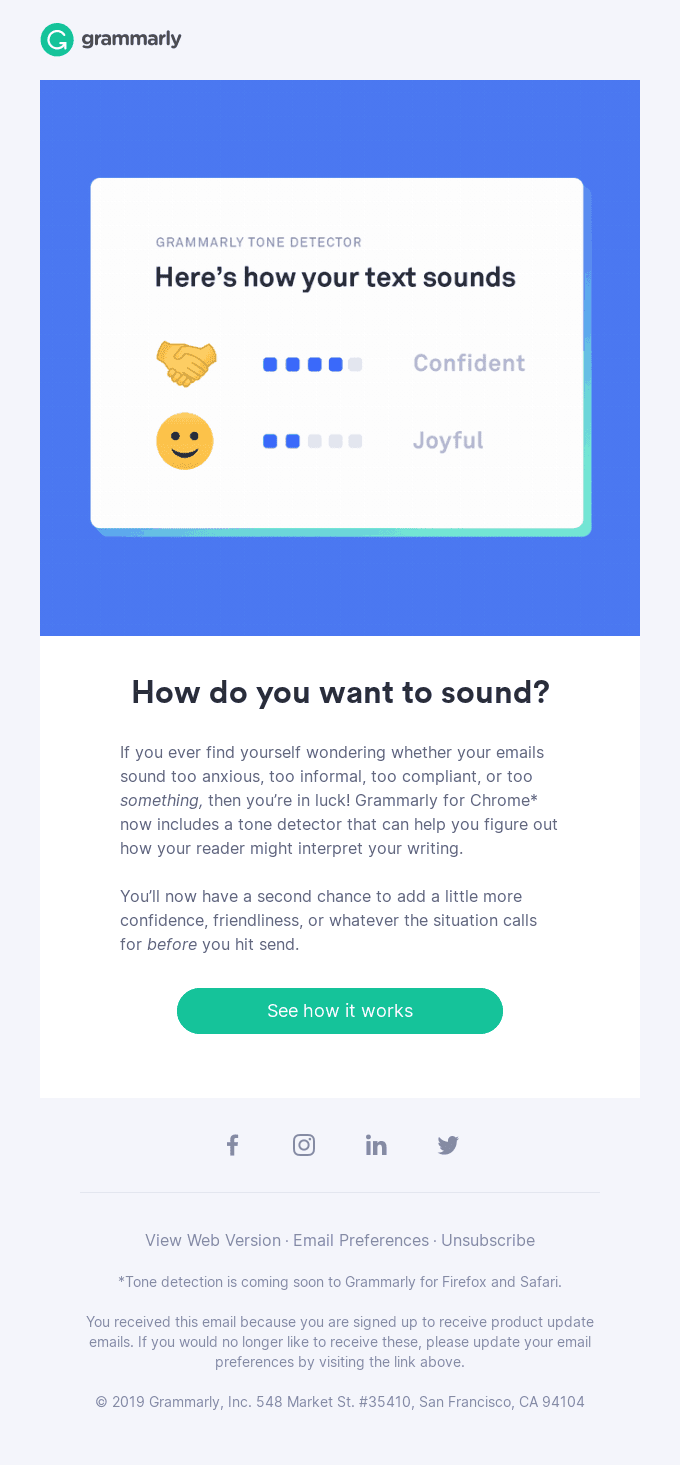 NEW: Tone detection has arrived! 🤔 🤩 👍