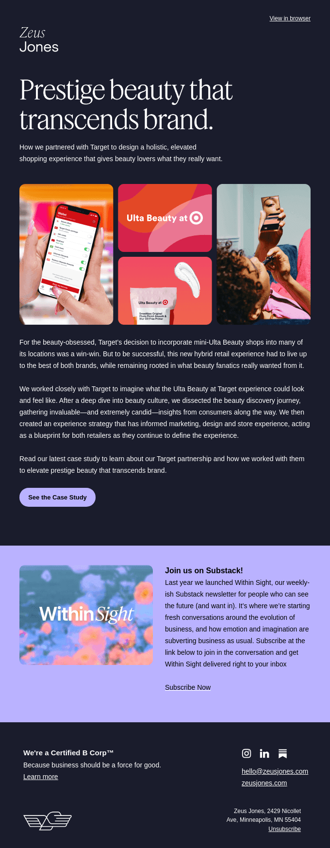 New work: Creating a new frontier of beauty discovery 💄