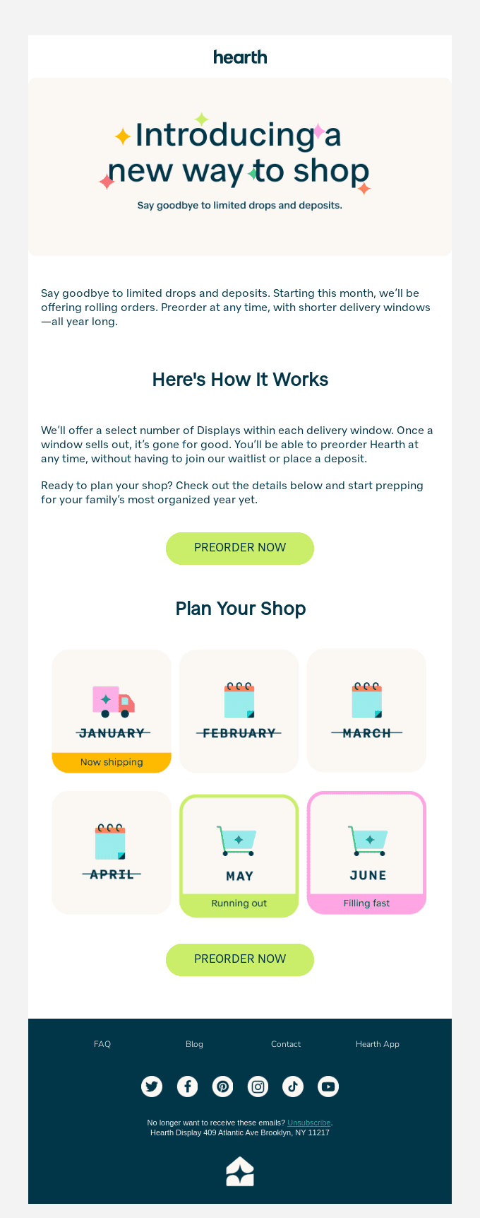 New year. New way to shop Hearth ✨