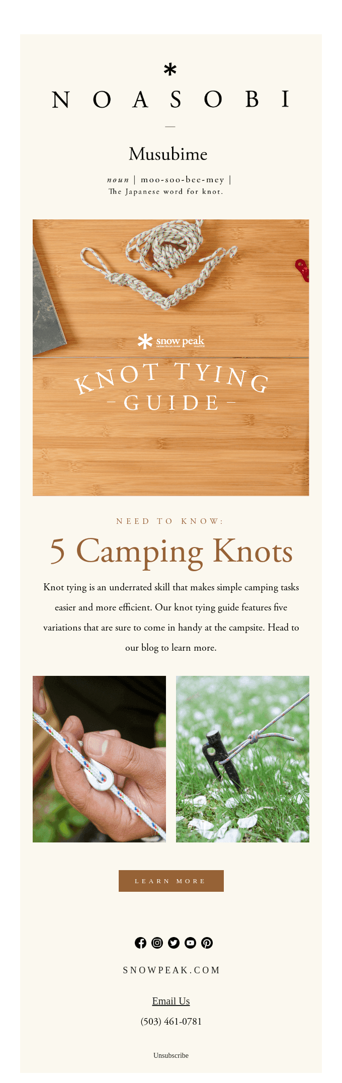 Noasobi Series: Knot Tying Guide