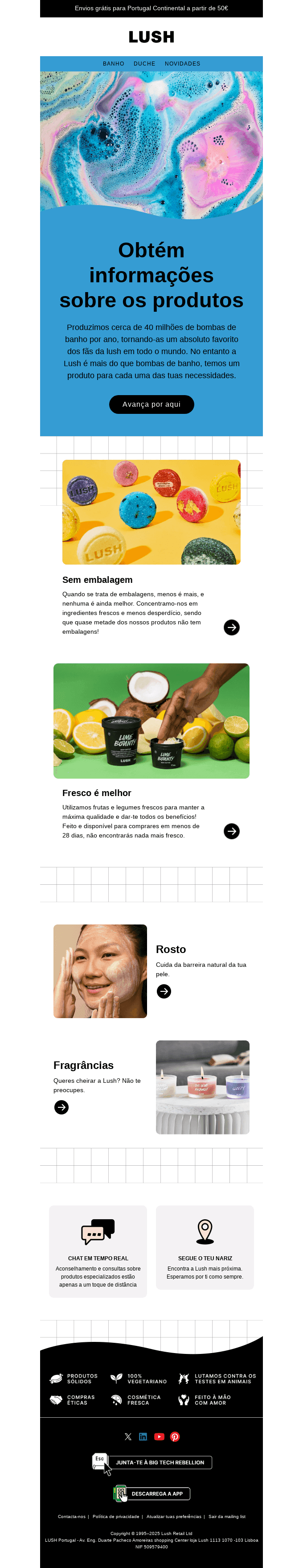 Obtém informações sobre os produtos