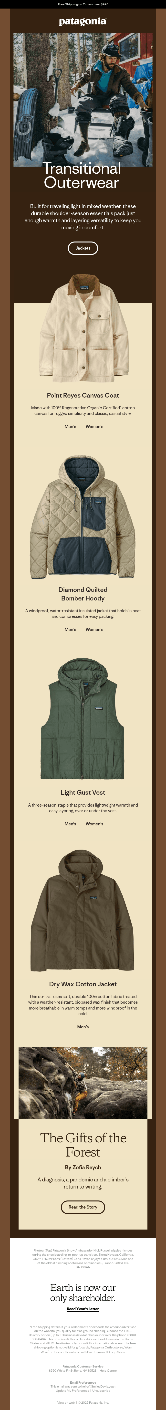 Casual jackets for mixed weather