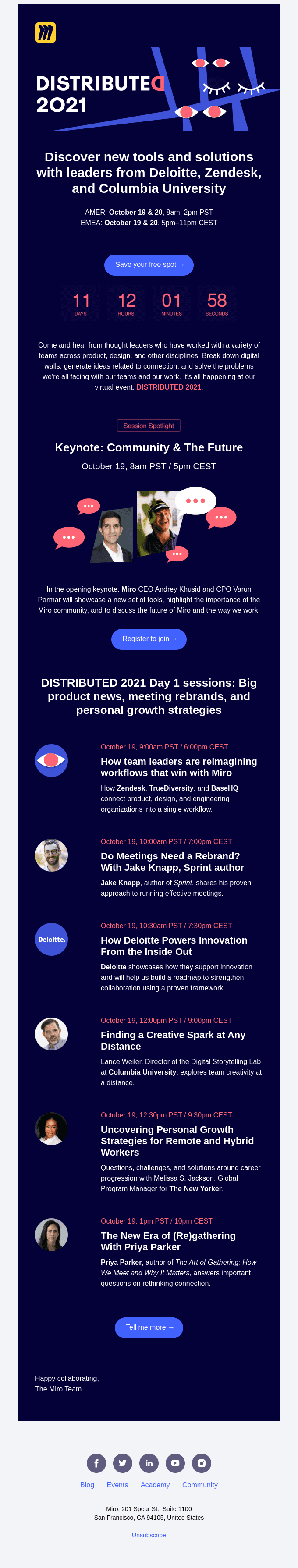 Product Reveals & Problem Solving at DISTRIBUTED 2021