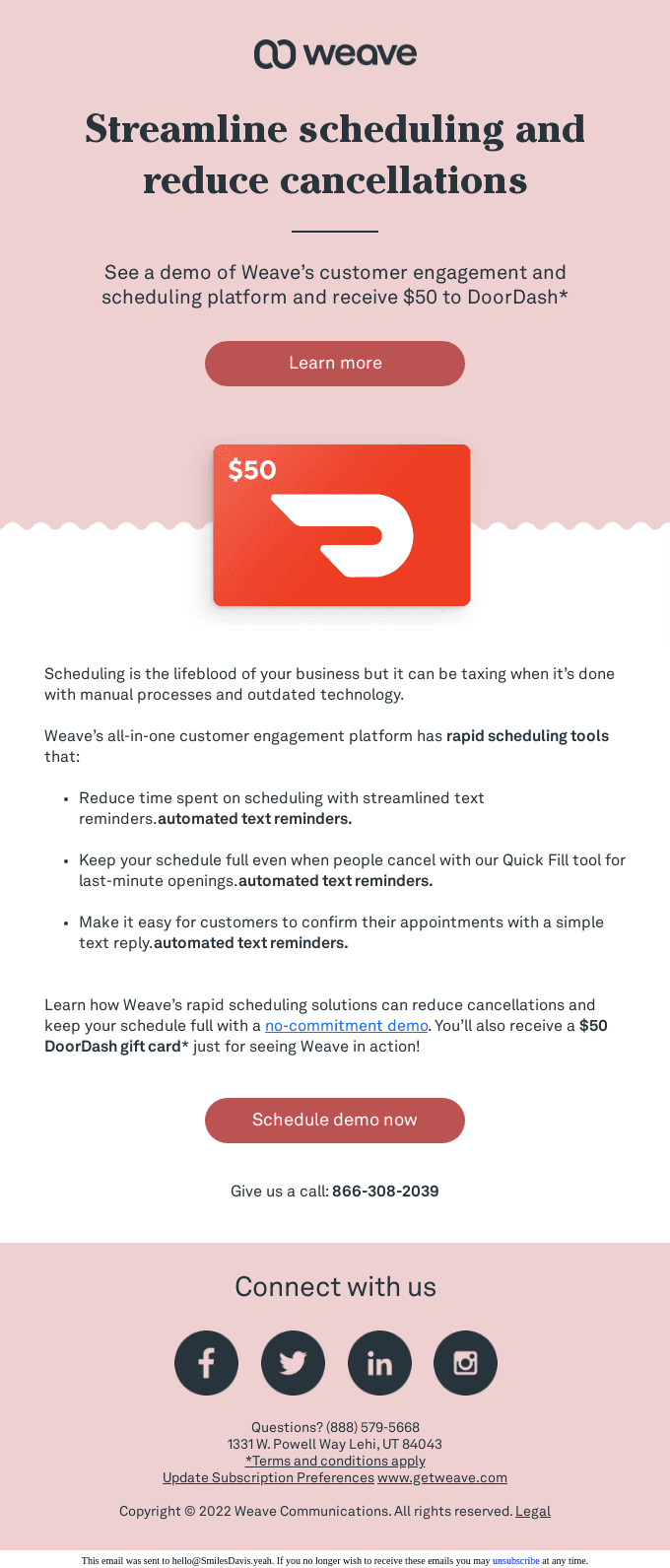 Rapid scheduling for businesses