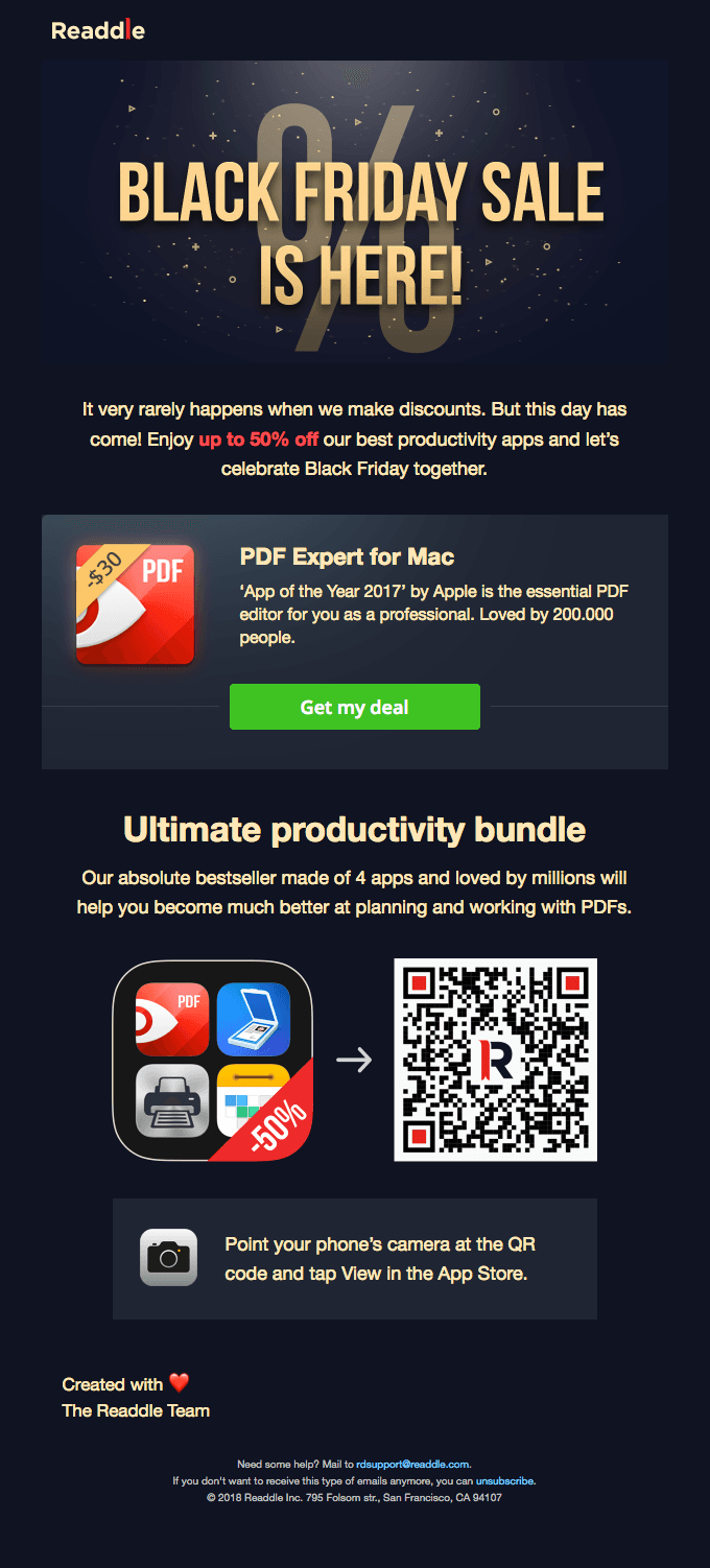 🎁 Readdle Black Friday deal is here!