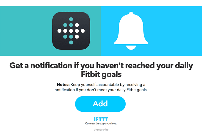 Recommended for you: Get a notification if you haven’t reached your daily Fitbit goals