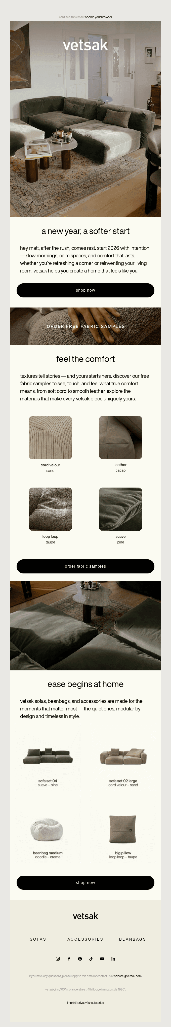 reset your space for the year ahead 🤍